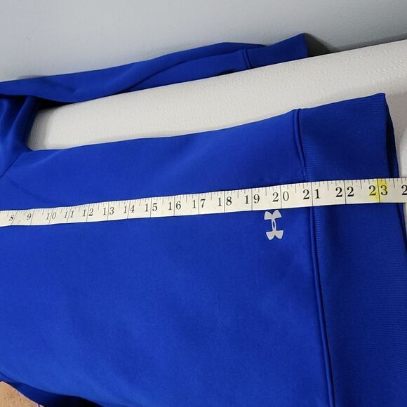 UNDER ARMOUR Hoodie Sweatshirt XStorm  & Loose T-shirt Blue Red Cold Gear  XS - Picture 6 of 6